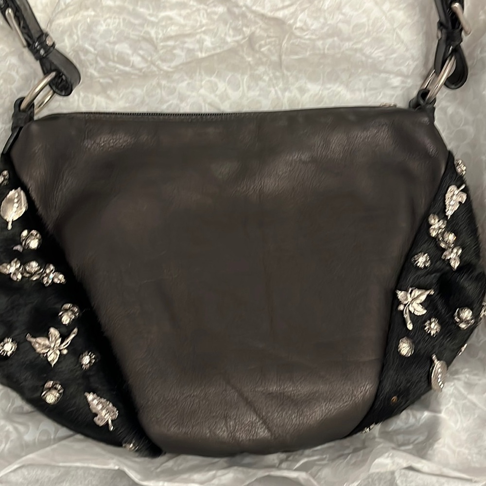 Berge Genuine leather Handbag made in Italy